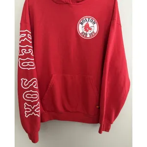 Aviator Nation Red Sox Relaxed‎ Pullover Hoodie Red Size Medium thumbnail 5