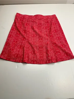 RipSkirt‎ Hawaii Boho Teaberry Pink Red Skirt Hook & Loop Medium Vacation NEW thumbnail 9