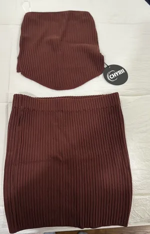 Amazon Brown Skirt Set thumbnail 1