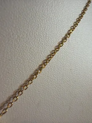 Gold Tone Heart Cross Pendant Necklace Clear Rhinestones Dangle Dainty 18" NWOT thumbnail 3