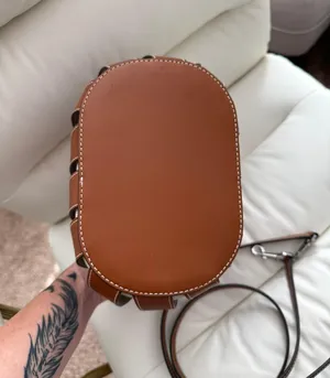Tory Burch Small McGraw Die cut Bucket bag thumbnail 8