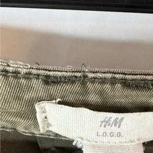 H&M Khaki Cargo Pants thumbnail 3