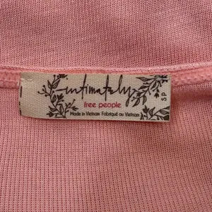 NWT Free People Intimately Homebody Boat Neck Bodysuit Pink Salt Size Small‎ thumbnail 4
