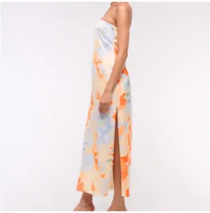 Abercrombie The Julia Strapless Slip Maxi Dress thumbnail 4