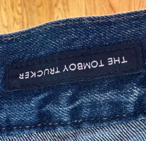 Lucky Brand Patchwork Tommy Trucker Denim Jacket Jean Jacket Zip Front Blue S thumbnail 10