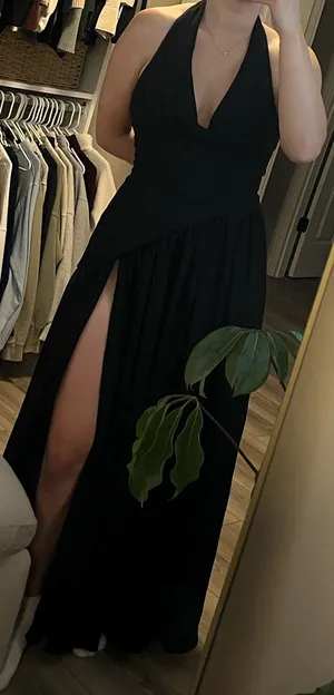 Amazon Black Maxi Dress thumbnail 4