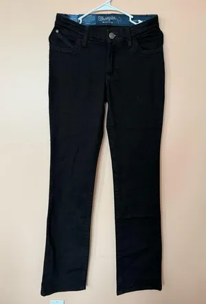 Wrangler Women's Black Bootcut Jeans thumbnail 1
