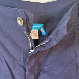 Fresh Produce Journey Capri Pants Navy Blue 100% Cotton Cargo XL NEW thumbnail 6
