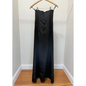Jessica McClintock Y2K Black Strapless Gown Sz2 thumbnail 2