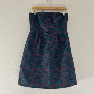 Anthropologie NWT Paprika Brocade Mini Dress thumbnail 4
