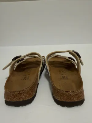 Birkenstock Salina Sandals Brown White Birkis Shoes Size 8 thumbnail 7