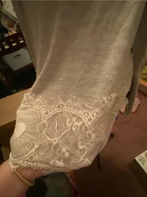 Altar'd State Light Gray Knit Top thumbnail 7
