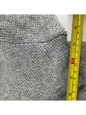 ITALY MADE BENEDETTAB. wool grey cashmere jumper sweater s bust from32 to 42in thumbnail 9