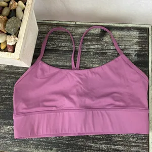 Thirdlove Purple Wire Free Racerback Athletic Sport Bra L thumbnail 4