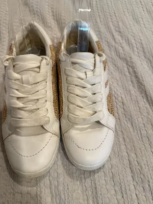 Dolce Vita Neo White and Raffia Sneakers (2) thumbnail 2