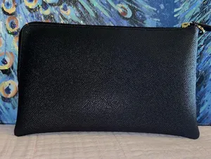 Coach Storypatch Navy Zippered Pouch thumbnail 5
