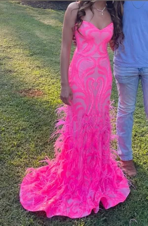 Pink Jovani Dress thumbnail 1