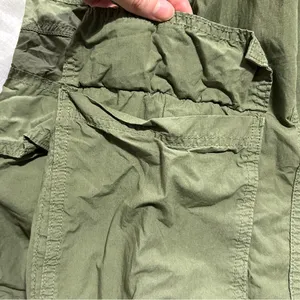 Aerie High Waisted Go For It Baggy Cargo Pants Olive Green Size XS Grunge thumbnail 11