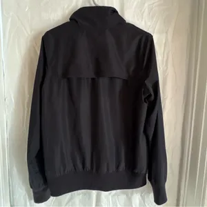 Nike Jacket The Athletic Dept Women’s Large‎ Full Zip Black Windbreaker Athletic thumbnail 2