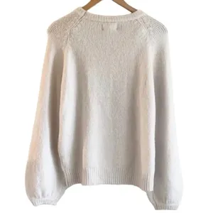 Nordstrom NEW Dreamers Women's Size Large Sequin Front Ivory Sweater v6x thumbnail 5