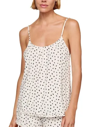 Eberjey Gisele Heart to Heart Printed Camisole Shorts Pajama Set XL CU1141NS thumbnail 1