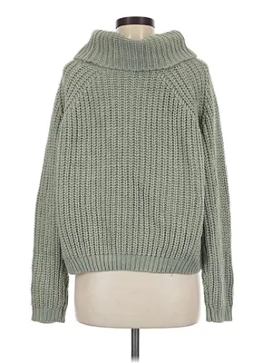 Moon and Madison Green Knit Sweater thumbnail 1