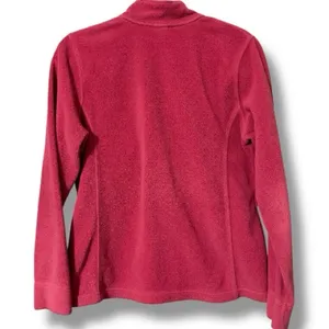 L.L. Bean women’s size small pullover fleece 1/4 zip jacket sweater coral salmon thumbnail 2