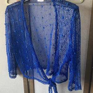 VEJA FINAL MARKDOWN Blue Mesh Top small thumbnail 1