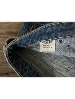 NWT Y2K Hint Jeans Distressed Denim Micro Jean Shorts Belt Sz 11 thumbnail 2