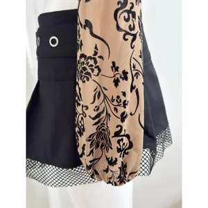 Windsor Crop Top XS Whimsigoth Goth 90s Boho Dark Romantic Burnout Babydoll Sheer thumbnail 5