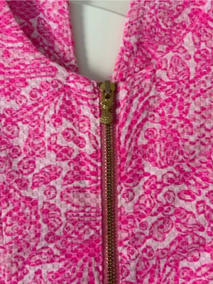 Lilly Pulitzer for Target “See Ya Later” Shift Dress Sleeveless Hot Pink Pattern thumbnail 5