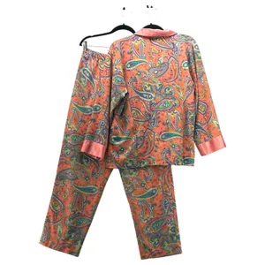 Victorias Secret Vintage Paisley Pajama Set‎ Pink Small thumbnail 2