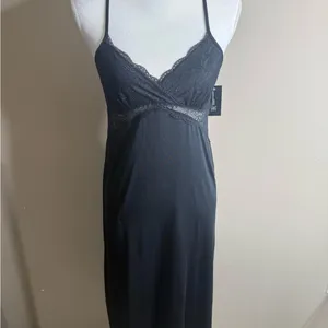 NWT INC International Concepts Black Chemise with Spaghetti Straps thumbnail 7