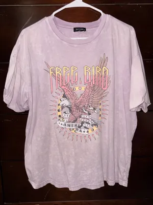 Zutter Boutique Free Bird Tee Purple thumbnail 1