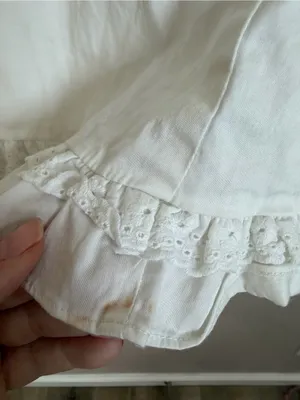 For Love & Lemons Jackson White Ruffle lace Babydoll Mini Dress size XS $198 thumbnail 13