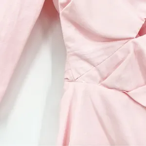 Atoir Perfect Places Cut‎ Out Asymmetrical Neck Mini Dress 2 Pink Coquette thumbnail 6
