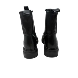 Miz Mooz Black Leather Chelsea Boots Chunky Lug Sole Platform Black Size US 6 thumbnail 5