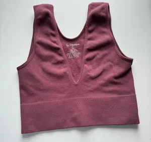 By Together Fall Plunge V-neck Crop Tank thumbnail 3