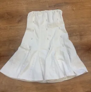 Wild Fable White strapless western dress thumbnail 1