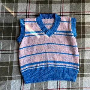 Handmade knitted holiday top Multiple thumbnail 2