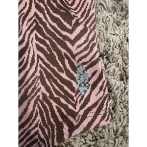 Free People Movement Crop Top Flutter Kick Tank Medium Pink Brown Zebra Top thumbnail 6