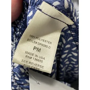 West Kei Navy Blue Dot Print Square Neck Maxi Dress‎ Women's Size Medium M NWT thumbnail 8