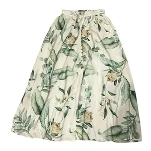 H&M Floral Print Maxi Button Down Skirt(Size Small) thumbnail 7