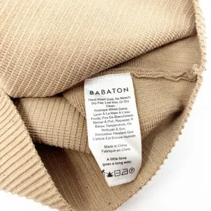 Aritzia‎ Babaton Ribbed Sculpt Knit Essamba Tube Top Honey Beige Womens Size M thumbnail 5