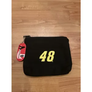 Race Ready Lady Nascar Canvas Zippered Bag #48 Black thumbnail 4