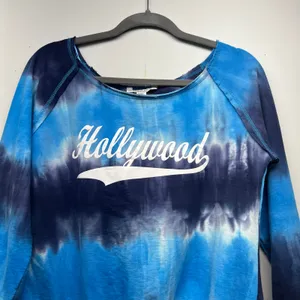 American Vintage Tie Dye Activewear Sweatshirt Womens Large 100% Cotton thumbnail 3
