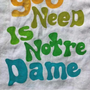 Notre Dame painted shirt Black thumbnail 5