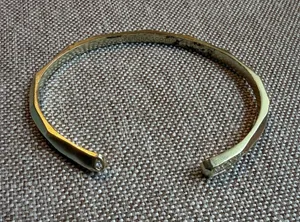 Kendra Scott Gold Open Hexagon-Edge Cuff Bracelet diamond accents thumbnail 1