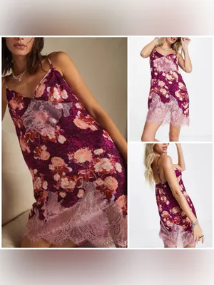 NWT Free People Sunfade Slip Dress - Jewel Combo - XS thumbnail 2