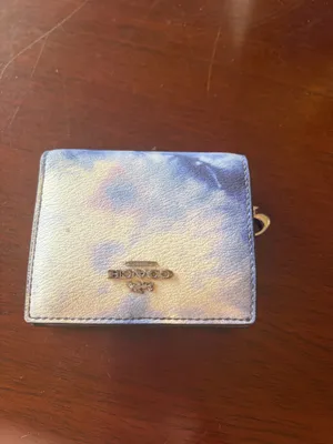 ☁️💜Coach Snap Wallet in Lavender & Blush thumbnail 3